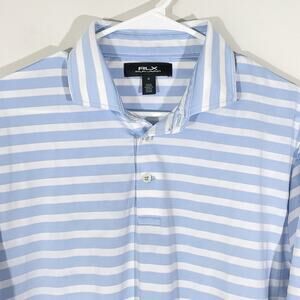 RLX Ralph Lauren Golf Polo Shirt Striped Performance Men’s Size Medium